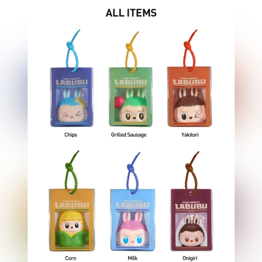 The Monsters Wacky Mart Labubu Squishy Blind Box 💯 Authentic